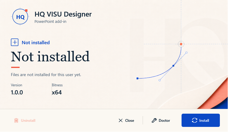 HQ VISU Designer PowerPoint 插件安装器
